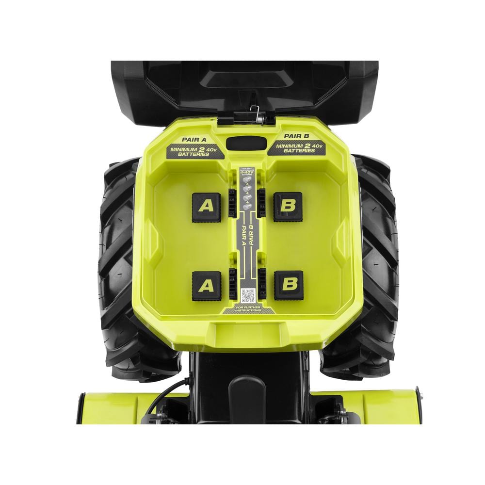 RYOBI 40V HP Brushless 18 in. Battery Powered Rear Tine Tiller (Tool Only)