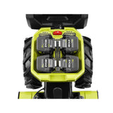 RYOBI 40V HP Brushless 18 in. Battery Powered Rear Tine Tiller with (4) 6.0 Ah Batteries and Charger