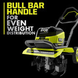 RYOBI 40V HP Brushless 16 in. Front Tine Tiller with Adjustable Tilling Width with 6.0 Ah Battery and Quick Charger