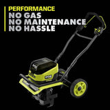 RYOBI 40V HP Brushless 16 in. Front Tine Tiller with Adjustable Tilling Width with 6.0 Ah Battery and Quick Charger