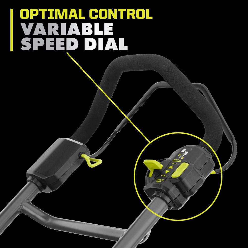 RYOBI 40V HP Brushless 16 in. Front Tine Tiller with Adjustable Tilling Width with 6.0 Ah Battery and Quick Charger