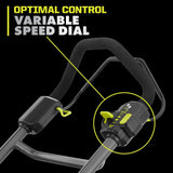 RYOBI 40V HP Brushless 16 in. Front Tine Tiller with Adjustable Tilling Width with 6.0 Ah Battery and Quick Charger