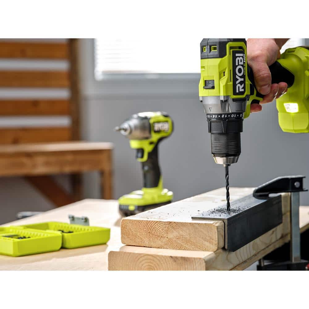 RYOBI Black Oxide Hex Shank Twist Drill Bit Set (25-Piece)