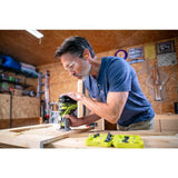 18-Volt ONE+ Cordless Fixed Base Trim Router (Tool Only) with Straight Router Bit Set (5-Piece)