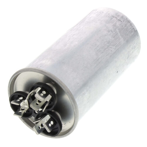 York S1-02425895700 capacitor - detail view (Voltage: 370V; MFD: 45/5)
