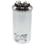 York S1-02425895700 capacitor - front view (Voltage: 370V; MFD: 45/5)