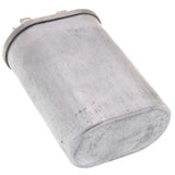 York S1-02425900000 capacitor - side view (Voltage: 370V; MFD: 15)