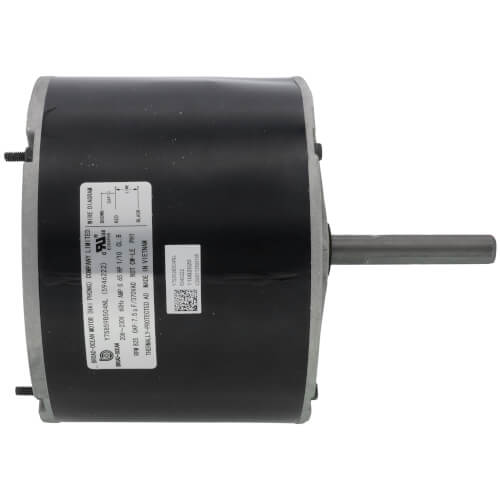 York S1-02440888000 motor - side view (Voltage: 230V; Horse Power: 1/10)
