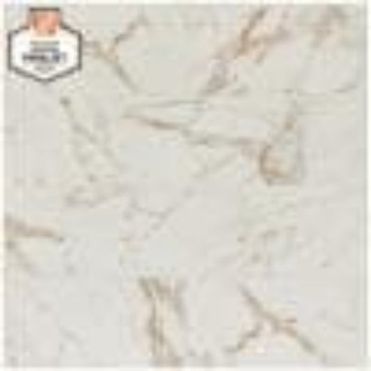 Daltile QuicTile 12 in. x 24 in. Calacatta Marble Polished Porcelain Locking Floor Tile (9.6 sq. ft. / case)