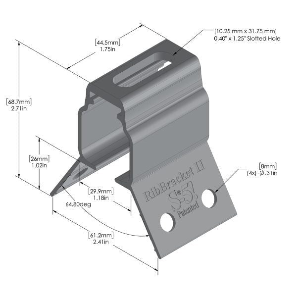 RibBracket II for Roof Profiles image 2
