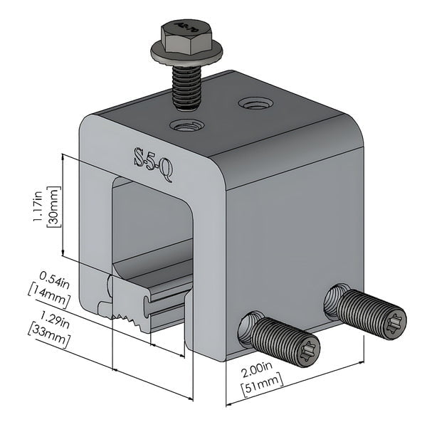 S-5-Q Metal Roof Clamps image 2