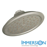 Moen ExactTemp Chrome 1-Spray Rain Shower Head, 2.5 GPM (9.5 LPM)