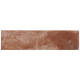Brick Rustico Rosso Red Matte Porcelain Subway Tile 3x12