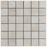 Saint Remy Avorio White 2x2 Matte Mosaic Tile - Lux Tile