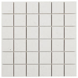 Hikari Chalk White 2x2 Matte Porcelain Mosaic Tile - Lux Tile
