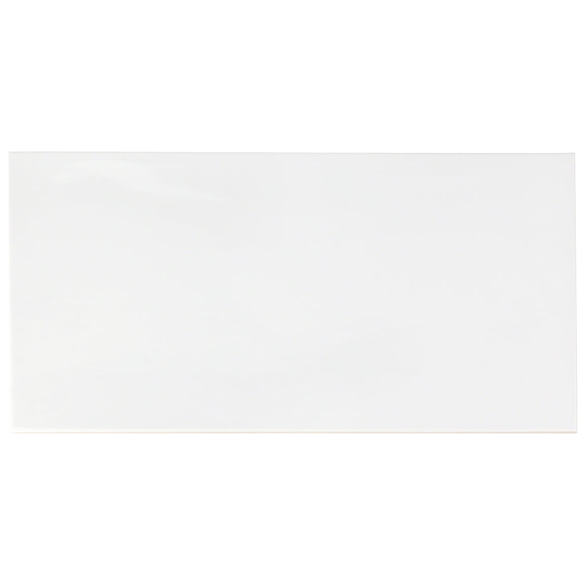 Aruba White 5x10 Polished Ceramic Subway Tile - Lux Tile