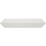 Kent White 3D Picket Polished Ceramic Wall Tile - 2x13