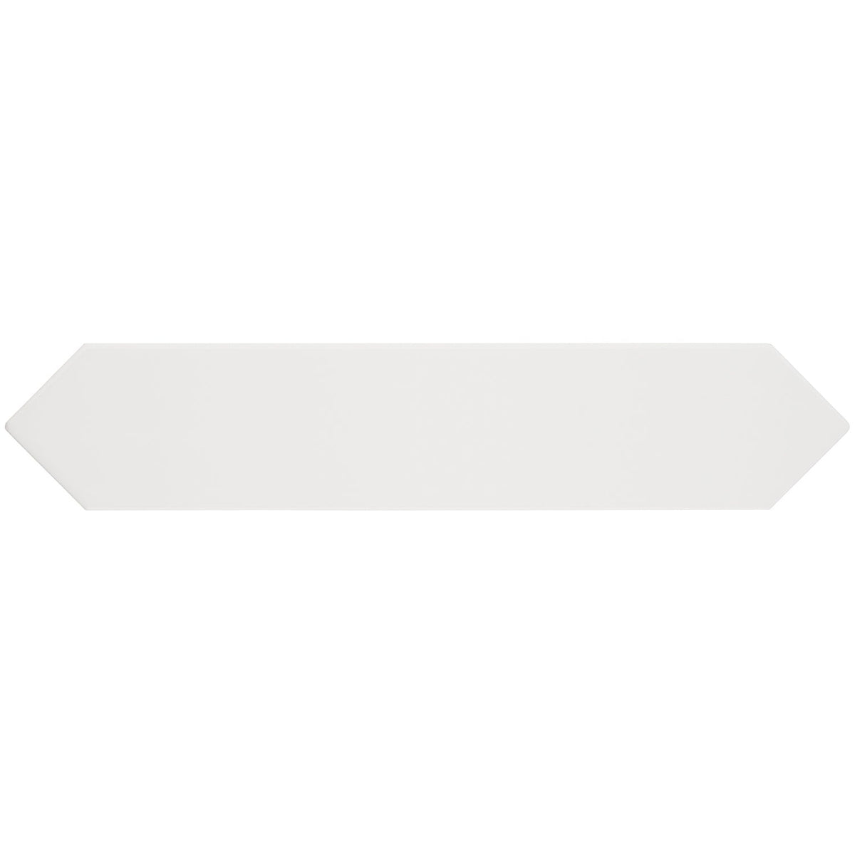 Kent White 3x12 Picket Polished Ceramic Wall Tile by Lux Tile