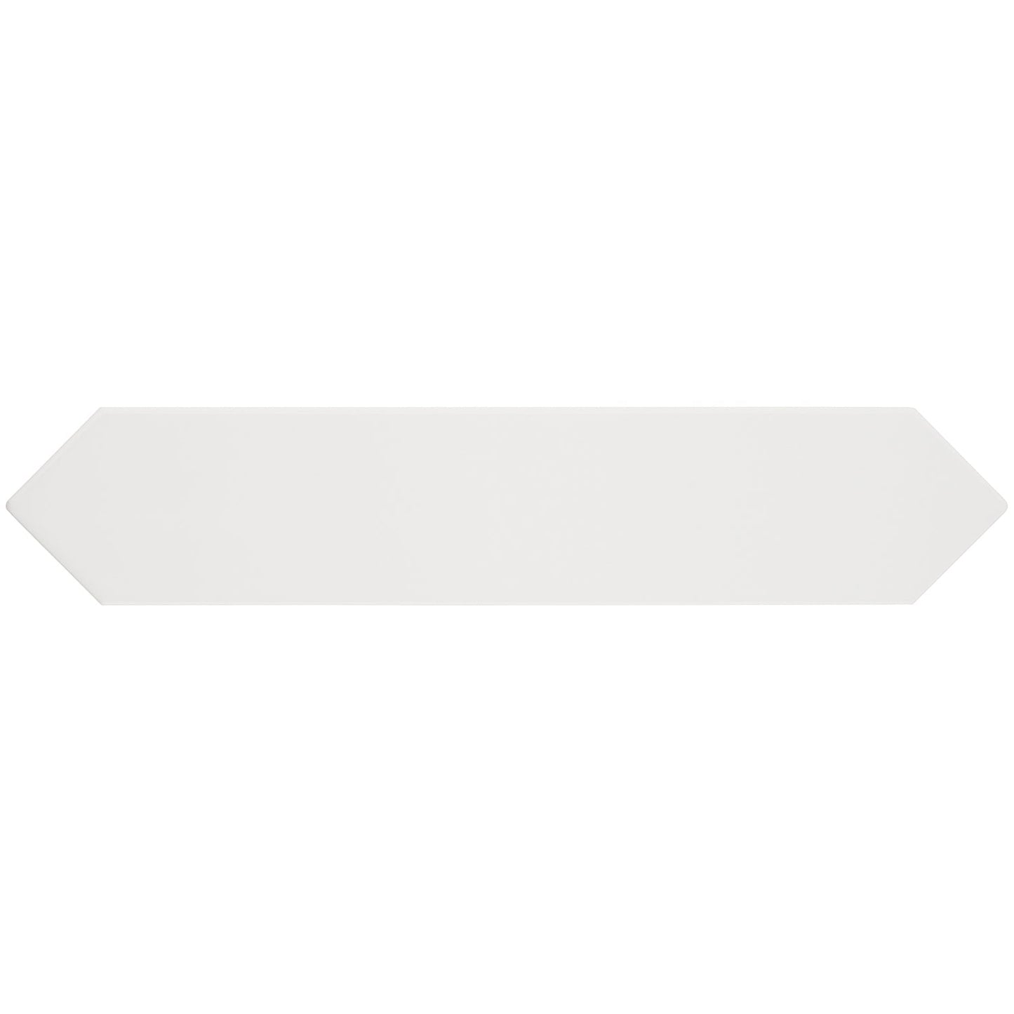 Kent White 3x12 Picket Polished Ceramic Wall Tile by Lux Tile