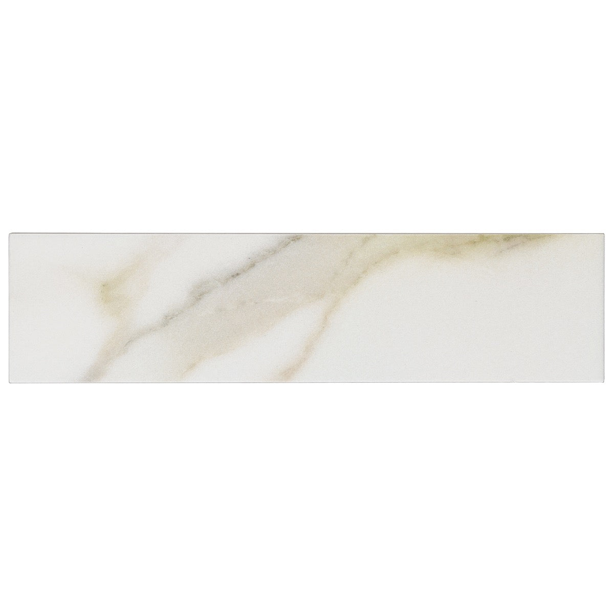 Amalfi Calacatta Matte Ceramic Subway Tile 3x12 - Lux Tile