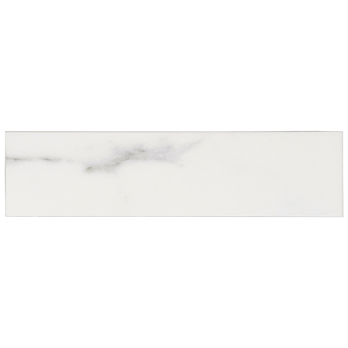 Amalfi Statuario White 3x12 Polished Ceramic Subway Tile - Lux Tile