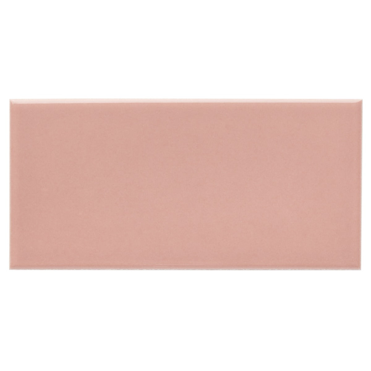 Tilebar Park Hill Pink 3x6 Polished Porcelain Subway Tile