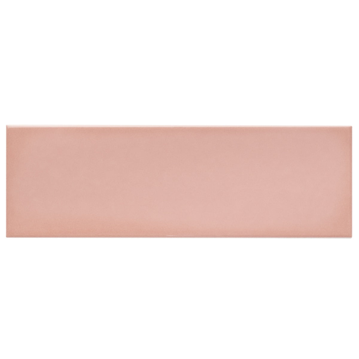 Lux Tile Park Hill Pink 4x12 Polished Porcelain Subway Tile