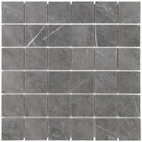 Lux Tile Amani Gray 2x2 Matte Porcelain Mosaic Tile