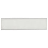 ArtBlock Bianco White 4x16 Matte Porcelain Tile by Stacy Garcia