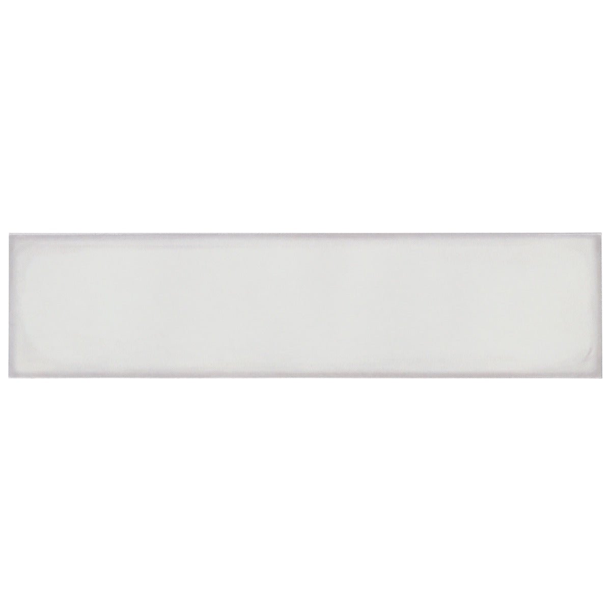 ArtBlock Bianco White 4x16 Glossy Porcelain Tile by Stacy Garcia