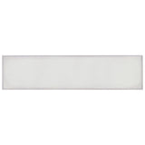ArtBlock Bianco White 4x16 Glossy Porcelain Tile by Stacy Garcia