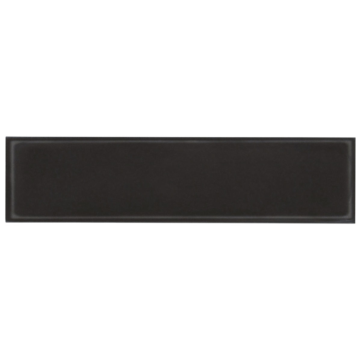 Stacy Garcia Artblock Nero Black 4x16 Matte Porcelain Tile