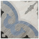 Lux Tile Delancey Briar Blue 8x8 Matte Porcelain Tile