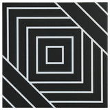 B2W Black & White Matte Porcelain Tile 8x8 - Lux Tile