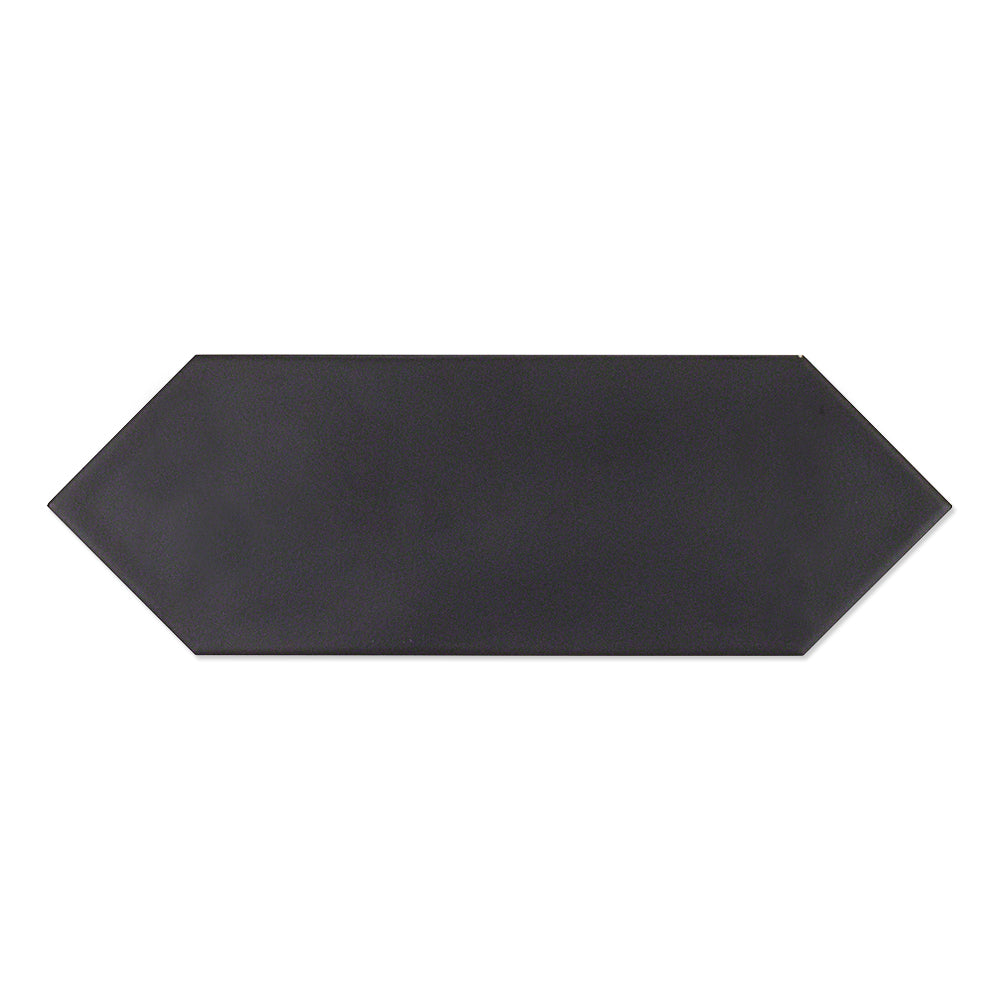 Aliante Black 4x12 Picket Matte Porcelain Tile for Walls and Floors