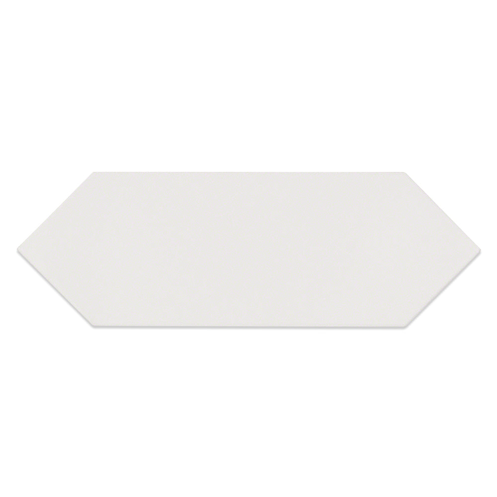 Lux Tile Aliante White 4x12 Picket Matte Porcelain Tile