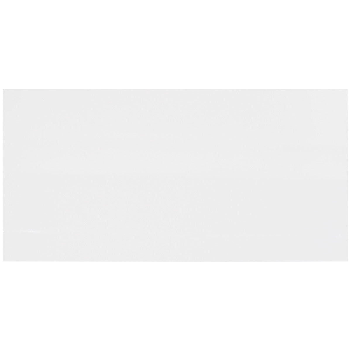 Lux Tile Basic White 12x24 Polished Ceramic Wall Tile