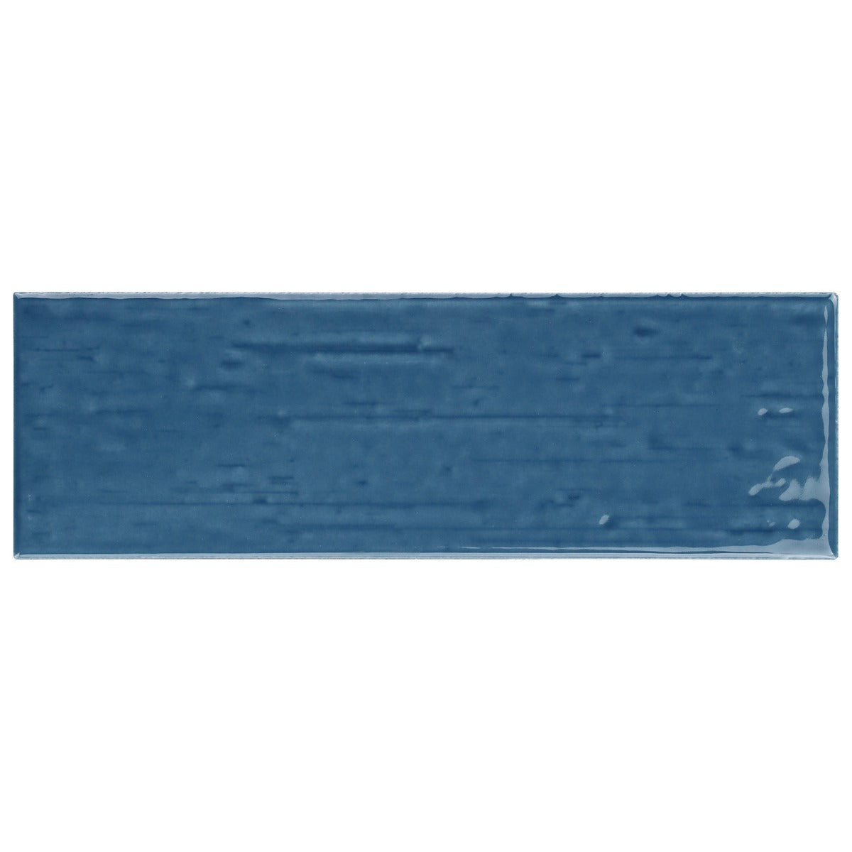 Kiln Blue 3x9 Polished Porcelain Subway Tile - Lux Tile