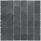 Fordham Nero Black Matte Porcelain Mosaic Tile - 2x2, Durable and Stylish