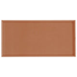 Stacy Garcia Maddox Frame Terracotta Matte Ceramic Subway Tile 4x8