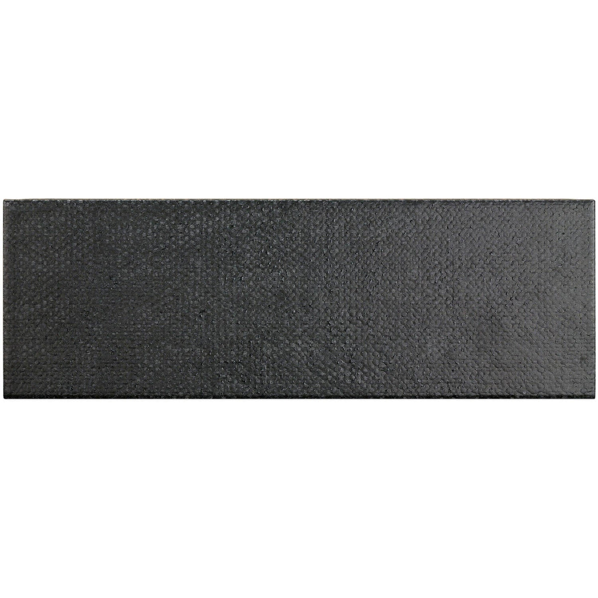 Diesel Camp Canvas Black 4x12 Matte Ceramic Subway Wall Tile