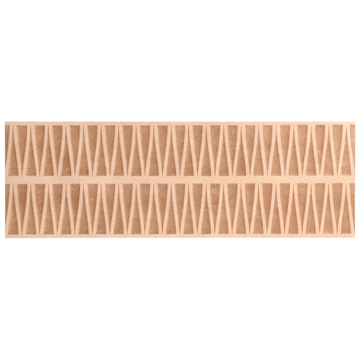 Terramay Deco Terracotta 12x36 3D Mixed Finish Ceramic Tile