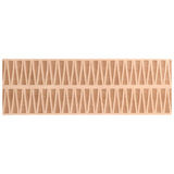 Terramay Deco Terracotta 12x36 3D Mixed Finish Ceramic Tile