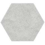 Lux Tile Terra Pompeii Blanco 8" Hexagon Matte Porcelain Tile