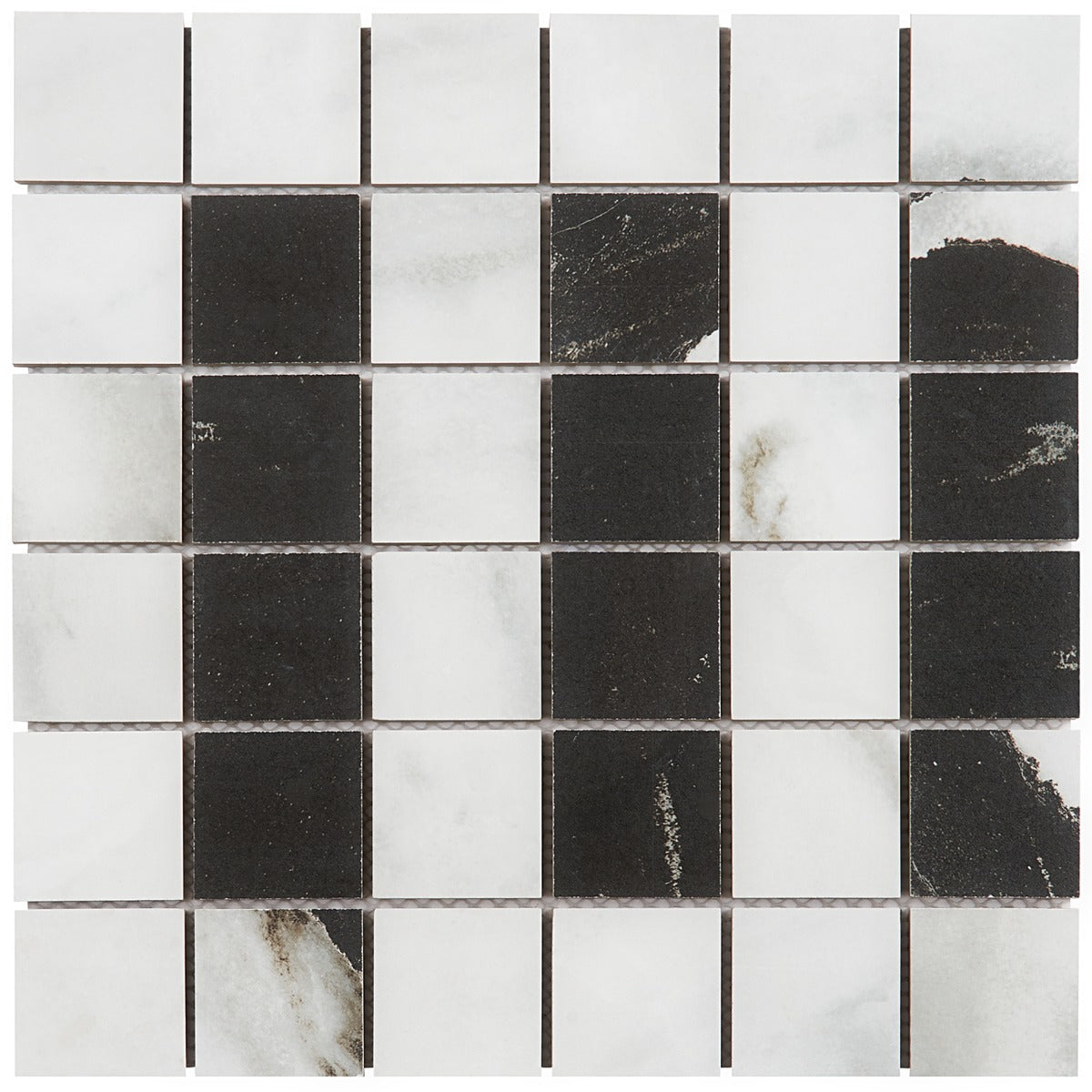 DreamStone Panda White 2x2 Matte Porcelain Mosaic Tile