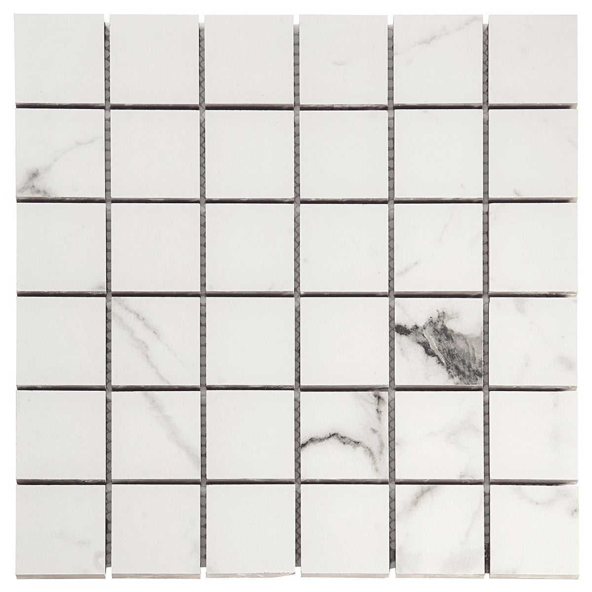 DreamStone Statuario Venato 2x2 Matte Porcelain Mosaic Tile