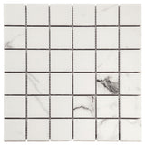 DreamStone Statuario Venato 2x2 Matte Porcelain Mosaic Tile