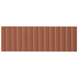 Roller Ribbed Terracotta 4x12 3D Matte Fluted Ceramic Tile