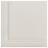 Roller Cross White 4x4 Handmade Matte Ceramic Tile - Lux Tile