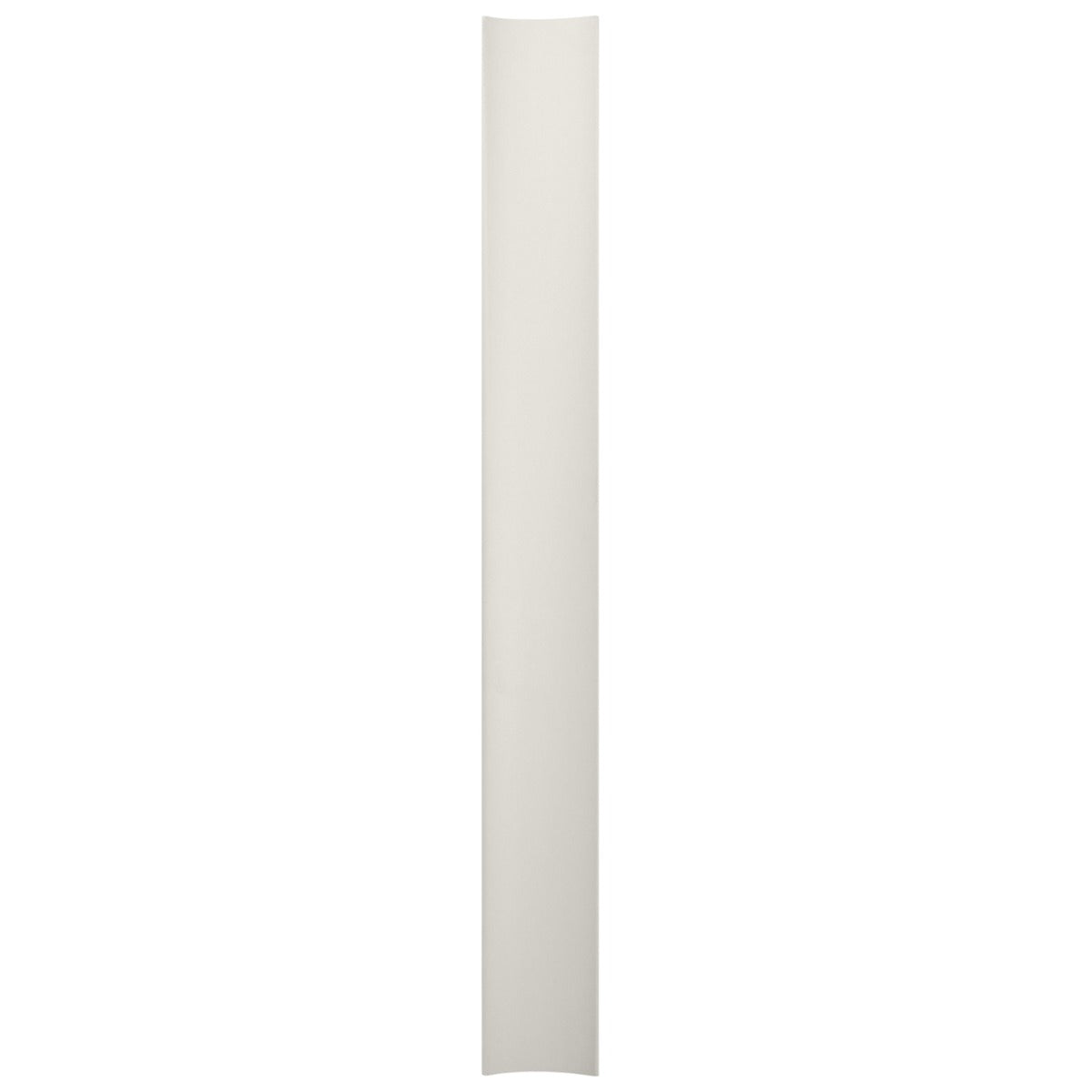 Roller White Fluted Column 4x36 3D Handmade Matte Ceramic Tile